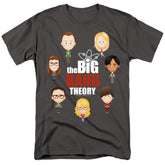 Big Bang Theory Emojis Men's 18/1 Cotton Short-Sleeve T-Shirt