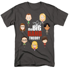 Big Bang Theory Emojis Men's 18/1 Cotton Short-Sleeve T-Shirt