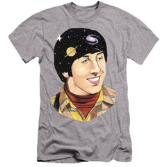 Big Bang Theory Howard Space Men's Ultra-Soft 30/1 Cotton Slim Short-Sleeve T-Shirt
