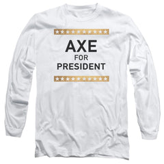 Billions Axe For President Men's 18/1 Cotton Long-Sleeve T-Shirt