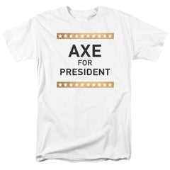 Billions Axe For President Men's 18/1 Cotton Short-Sleeve T-Shirt