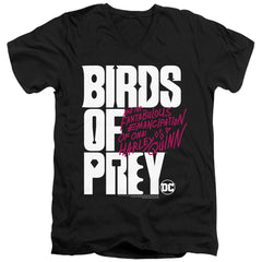 Birds Of Prey Birds Of Prey Logo Men's 30/1 Cotton Slim V-Neck T-Shirt