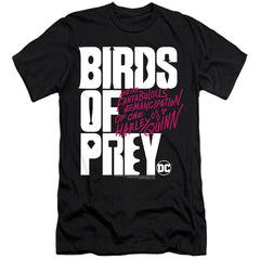 Birds Of Prey Birds Of Prey Logo Men's Ultra-Soft 30/1 Cotton Slim Short-Sleeve T-Shirt