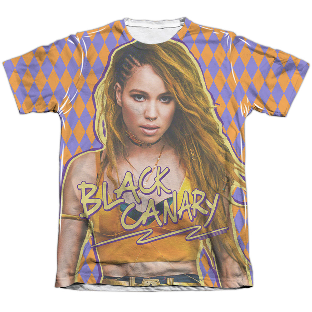 Birds Of Prey Black Canary Men's Regular Fit Poly Cotton Short-Sleeve T-Shirt