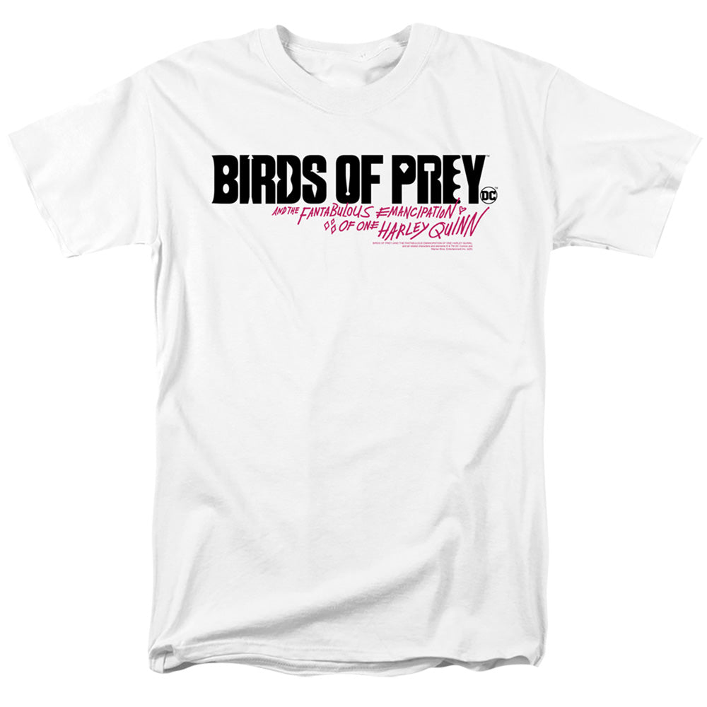 Birds Of Prey Horizontal Logo Men's 18/1 Cotton Short-Sleeve T-Shirt
