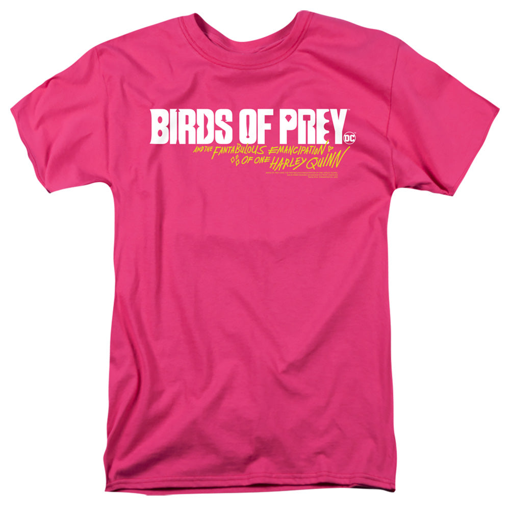 Birds Of Prey Horizontal Logo Men's 18/1 Cotton Short-Sleeve T-Shirt