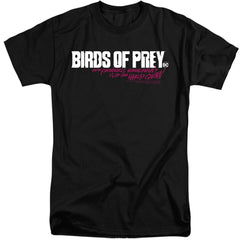 Birds Of Prey Horizontal Logo Men's 18/1 Tall Cotton Short-Sleeve T-Shirt