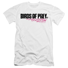 Birds Of Prey Horizontal Logo Men's Ultra-Soft 30/1 Cotton Slim Short-Sleeve T-Shirt