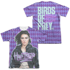 Birds Of Prey Huntress (Front/Back Print) Men's Regular Fit Poly Cotton Short-Sleeve T-Shirt