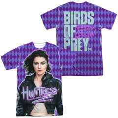 Birds Of Prey Huntress (Front/Back Print) Men's Regular Fit Polyester Short-Sleeve T-Shirt