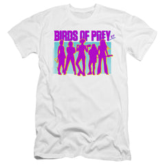 Birds Of Prey Silhouettes Men's Ultra-Soft 30/1 Cotton Slim Short-Sleeve T-Shirt