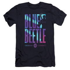 Blue Beetle Hero Host Men's Ultra-Soft 30/1 Cotton Slim Short-Sleeve T-Shirt