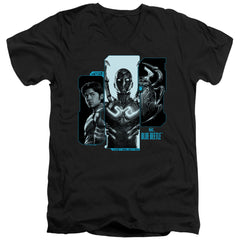 Blue Beetle Host Reyes Men's 30/1 Cotton Slim V-Neck T-Shirt