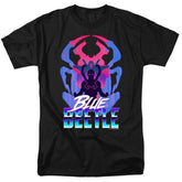 Blue Beetle Silhouette Men's 18/1 Cotton Short-Sleeve T-Shirt