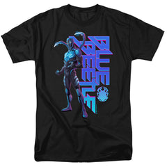 Blue Beetle Standing Men's 18/1 Cotton Short-Sleeve T-Shirt