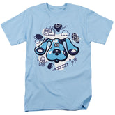 Blue's Clues And Friends Men's 18/1 Cotton Short-Sleeve T-Shirt