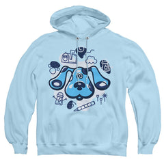Blue's Clues And Friends Men's Pull-Over 75 25 Poly Hoodie