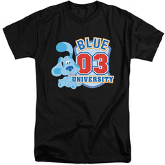 Blue's Clues University Men's 18/1 Tall Cotton Short-Sleeve T-Shirt