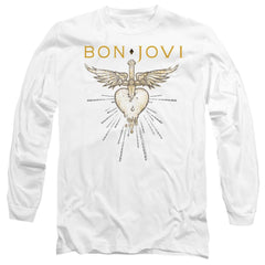 Bon Jovi Greatest Hits Men's 18/1 Cotton Long-Sleeve T-Shirt