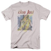 Bon Jovi Slippery When Wet Girl Men's 18/1 Cotton Short-Sleeve T-Shirt