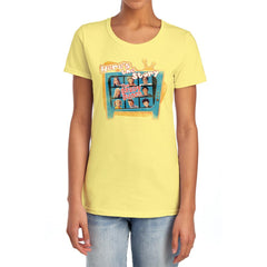 Brady Bunch Heres The Story Women's 18/1 Cotton Short-Sleeve T-Shirt
