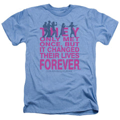 Breakfast Club Forever Men's 30/1 Heather 60 40 Poly Short-Sleeve T-Shirt