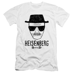 Breaking Bad Heisenberg Men's Ultra-Soft 30/1 Cotton Slim Short-Sleeve T-Shirt