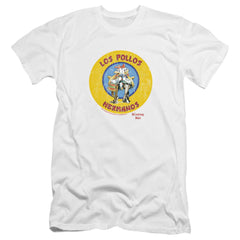 Breaking Bad Los Pollos Hermanos Men's Ultra-Soft 30/1 Cotton Slim Short-Sleeve T-Shirt