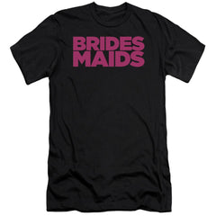 Bridesmaids Logo Men's Ultra-Soft 30/1 Cotton Slim Short-Sleeve T-Shirt
