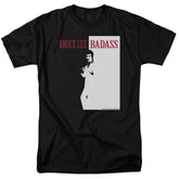 Bruce Lee Badass Men's 18/1 Cotton Short-Sleeve T-Shirt