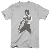 Bruce Lee Chinese Characters Men's 18/1 Cotton Short-Sleeve T-Shirt