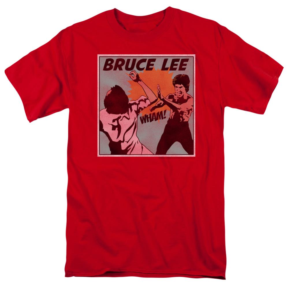 Bruce Lee Comic Panel Men's 18/1 Cotton Short-Sleeve T-Shirt
