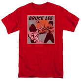 Bruce Lee Comic Panel Men's 18/1 Cotton Short-Sleeve T-Shirt