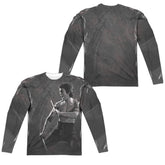 Bruce Lee Dragon Print Men's Regular Fit Polyester Long-Sleeve T-Shirt