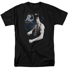 Bruce Lee Dragon Stance Men's 18/1 Cotton Short-Sleeve T-Shirt