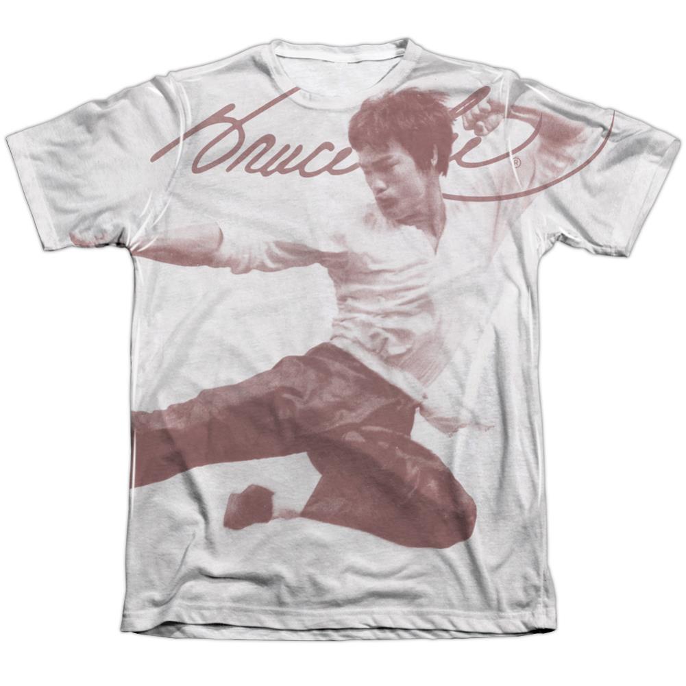 Bruce Lee Expectations Men's Regular Fit Poly Cotton Short-Sleeve T-Shirt