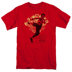 Bruce Lee Immortal Dragon Men's 18/1 Cotton Short-Sleeve T-Shirt