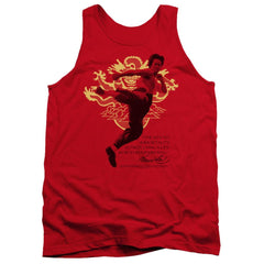 Bruce Lee Immortal Dragon Men's 18/1 Cotton Tank Top