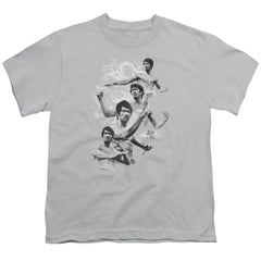 Bruce Lee In Motion Youth 18/1 100% Cotton Short-Sleeve T-Shirt