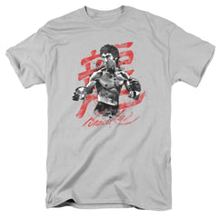 Bruce Lee Ink Splatter Men's 18/1 Cotton Short-Sleeve T-Shirt