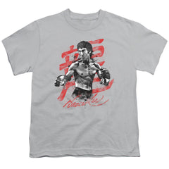 Bruce Lee Ink Splatter Youth 18/1 100% Cotton Short-Sleeve T-Shirt