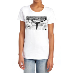 Bruce Lee Kick To The Head Women's 18/1 Cotton Short-Sleeve T-Shirt