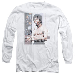 Bruce Lee Revving Up Men's 18/1 Cotton Long-Sleeve T-Shirt