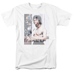 Bruce Lee Revving Up Men's 18/1 Cotton Short-Sleeve T-Shirt