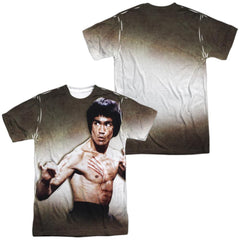 Bruce Lee Scratched Men's Regular Fit Polyester Short-Sleeve T-Shirt