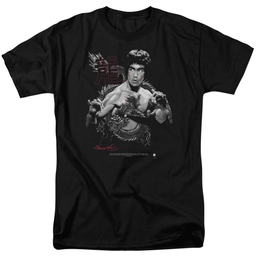 Bruce Lee The Dragon Men's 18/1 Cotton Short-Sleeve T-Shirt