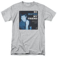 Bruce Lee Water Men's 18/1 Cotton Short-Sleeve T-Shirt