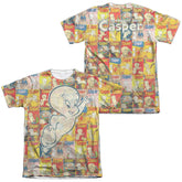 Casper Covered (Front/Back Print) Men's Regular Fit Poly Cotton Short-Sleeve T-Shirt