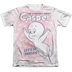 Casper Lets Be Friends Men's Regular Fit Poly Cotton Short-Sleeve T-Shirt