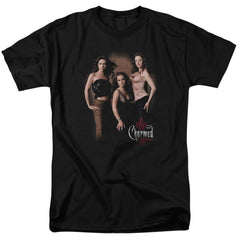 Charmed Three Hot Witches Men's 18/1 Cotton Short-Sleeve T-Shirt